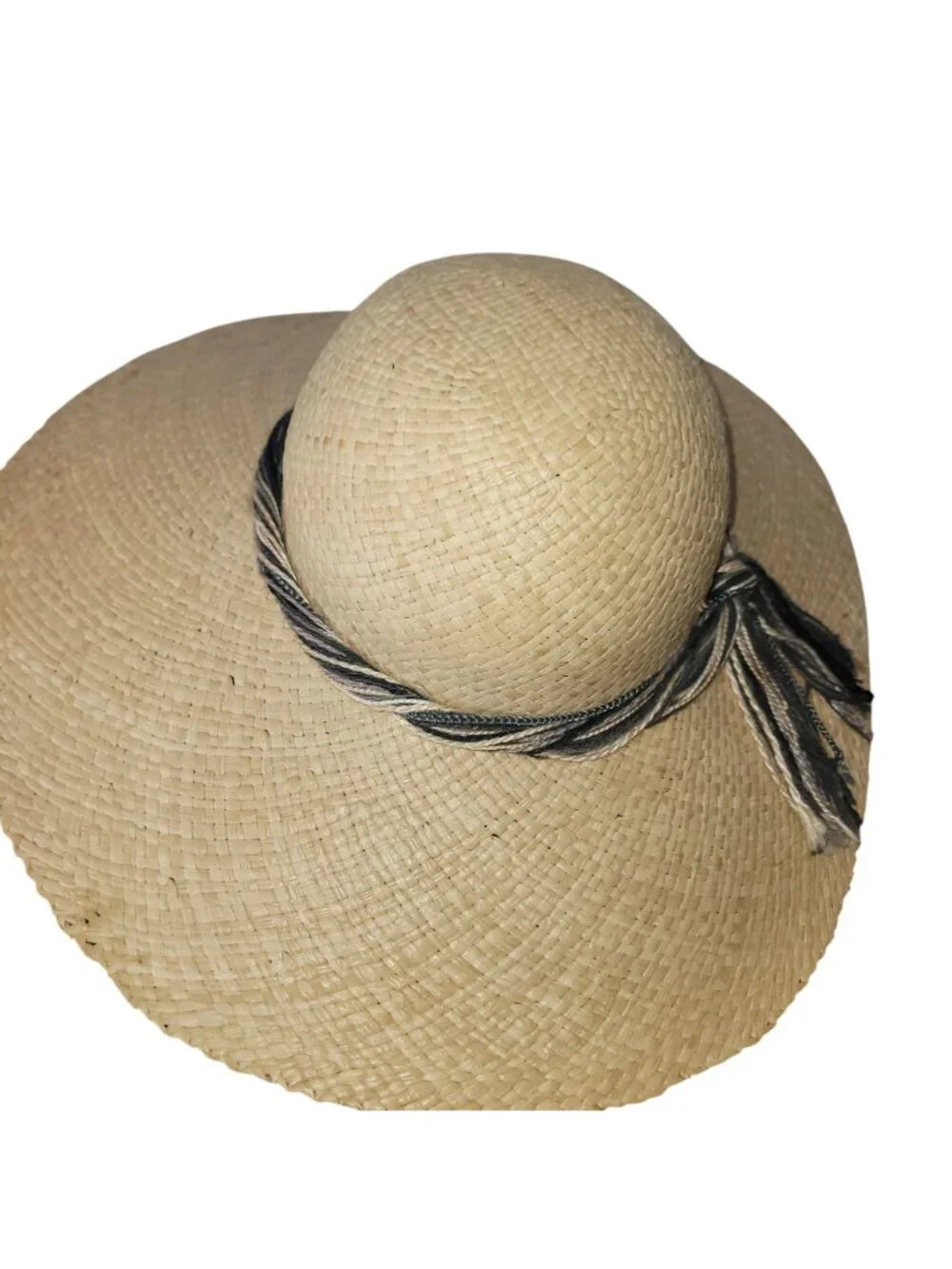 Miss Bierner Vintage Wide Brim Hat bohemian-chic hippie-inspired, old money